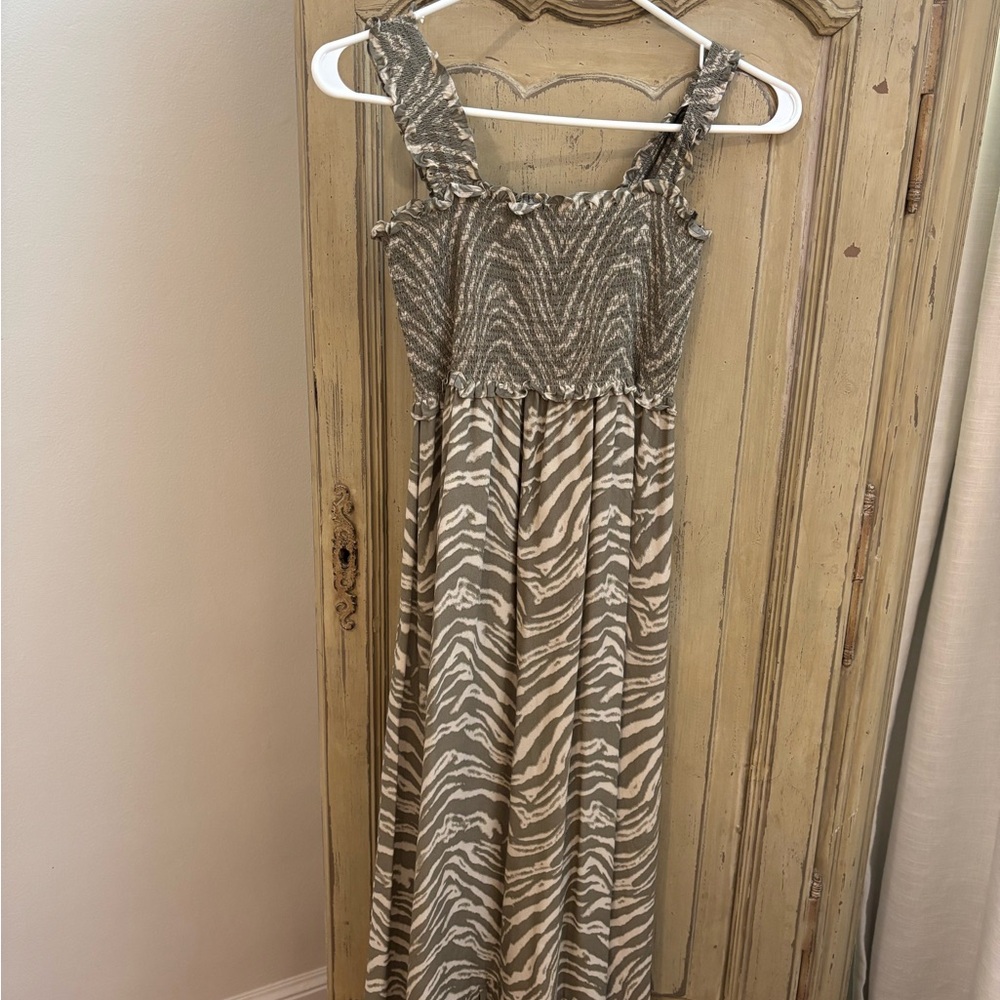 Rails Beige Patterned Dress